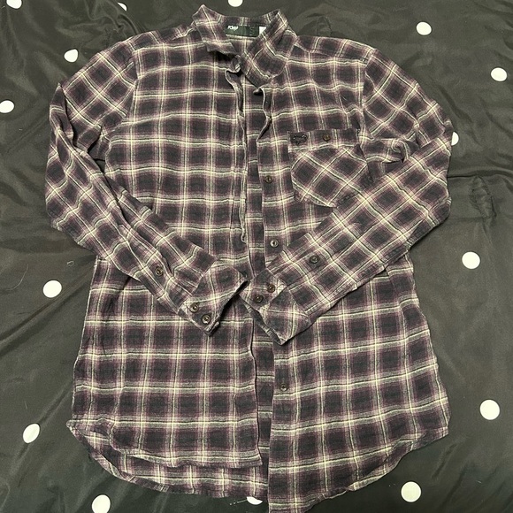 Print Flannel Shirt - Picture 2 of 3